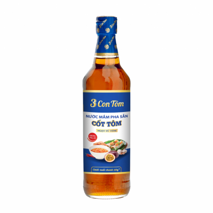 Nước mắm pha sẵn Cốt Tôm 3 Con Tôm 262ml & 500ml